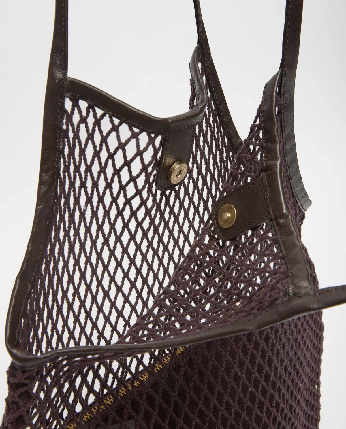Yerse - Chocolate Shopper Mesh Bag