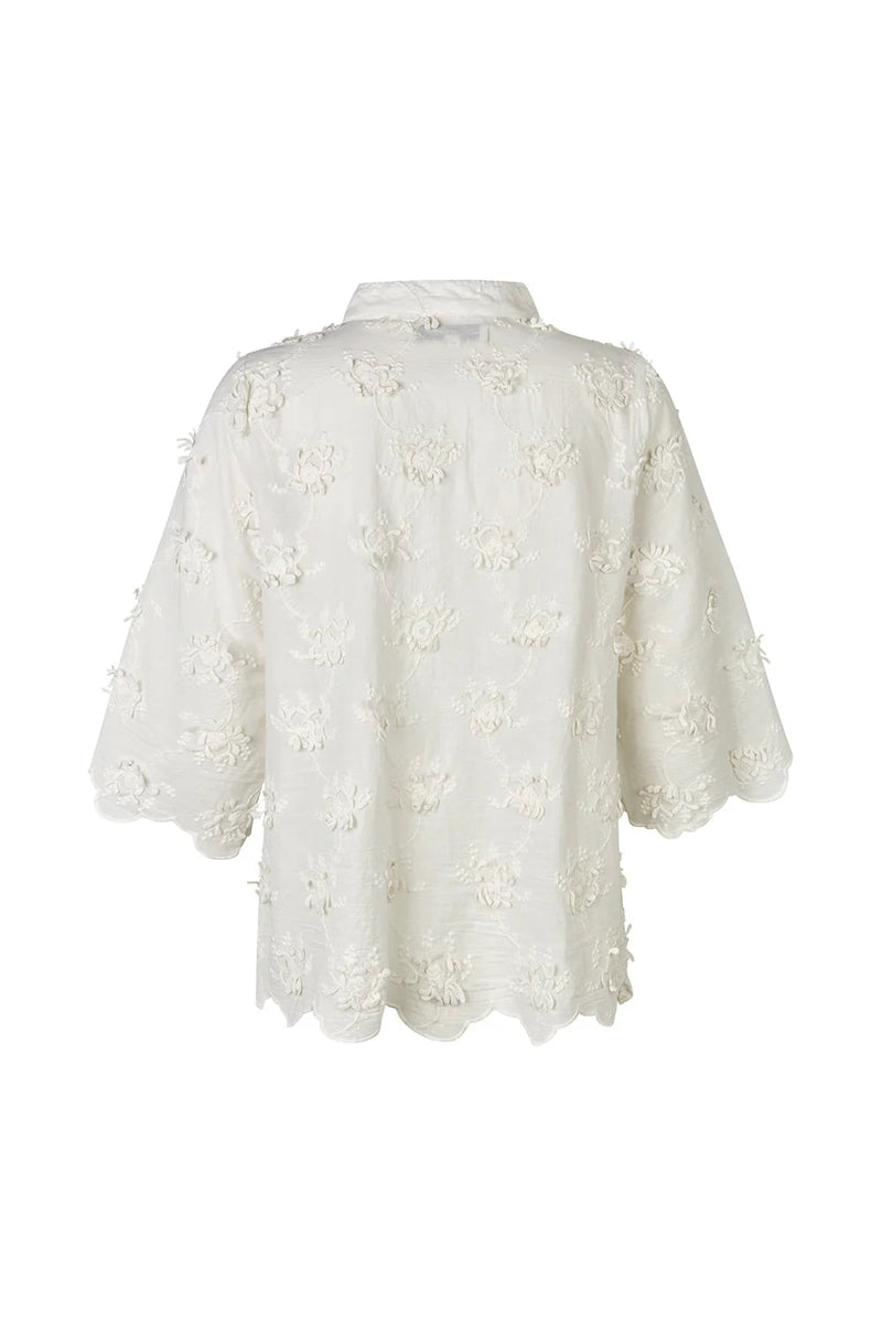 Lolly’s Laundry - Louise SS Blouse Creme