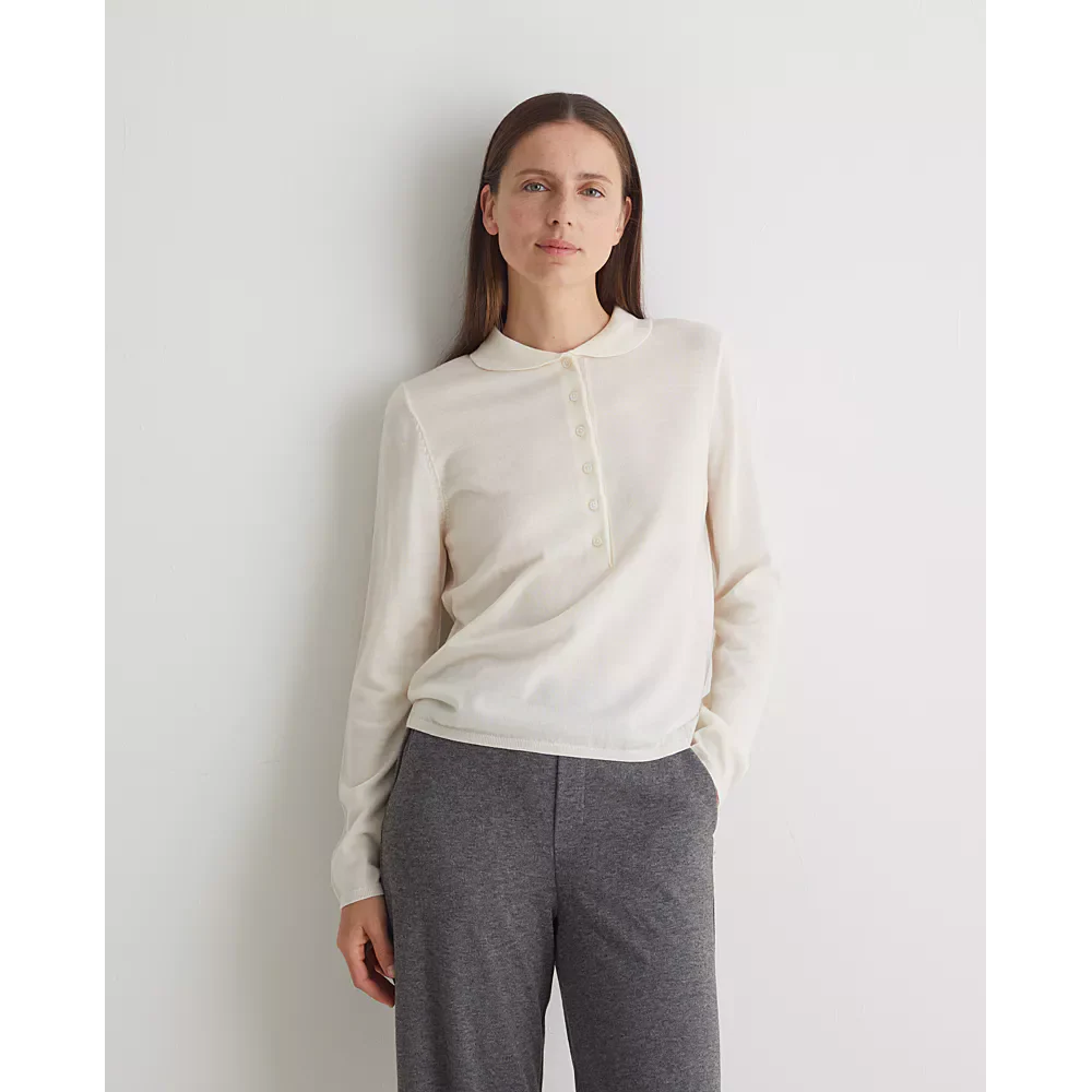 Yerse - Jumper Ecru Merino Wool
