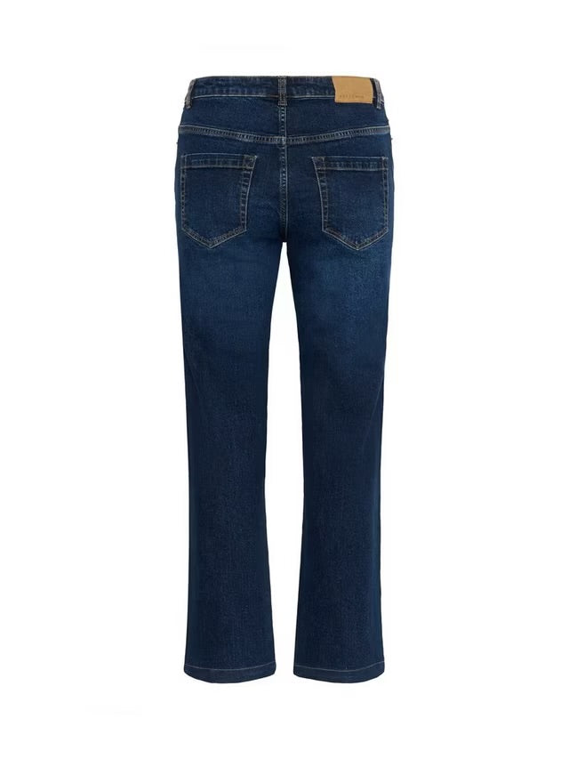 KAFFE - Maris Straight Leg Dark Blue Denim