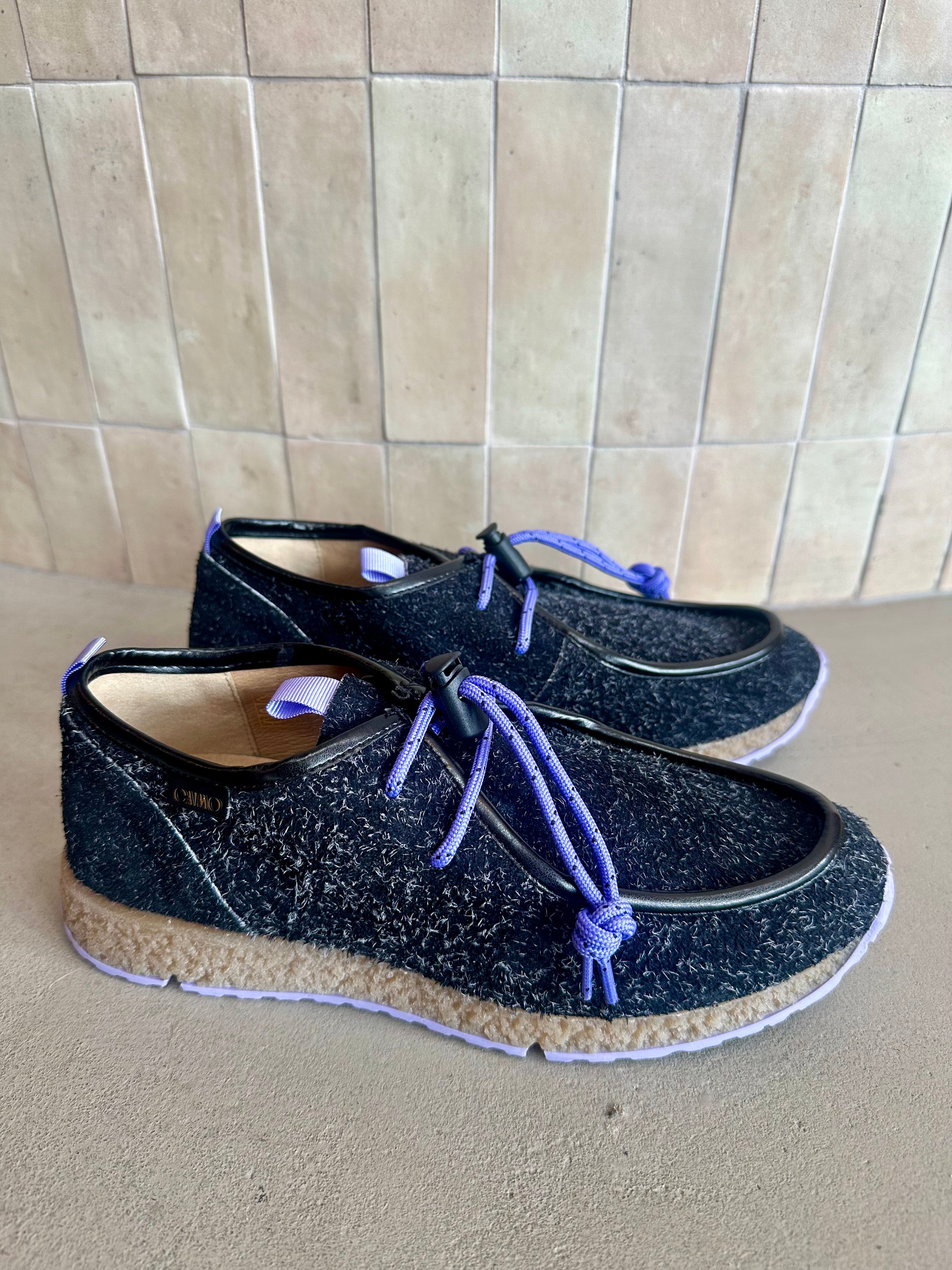 Gaimo - Pranvi Black Rough Suede