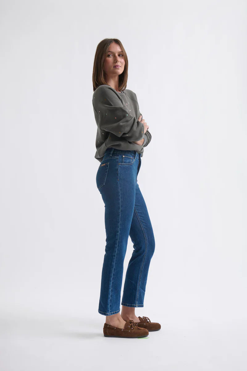 Kireina - Vacay Hemmed Jean Brentwood Blue