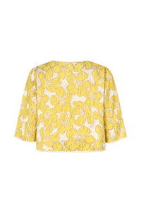Lolly's Laundry - Trine Short Jacket Light Yellow