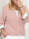Marta Du Chateau - Juliana Knit Cardigan Old Rose