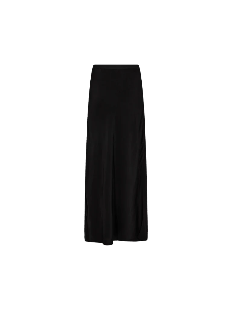 MOS MOSH - Bias Solida Long Skirt Black