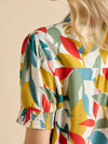 Brakeburn - Falling Leaves Short Sleeve Blouse