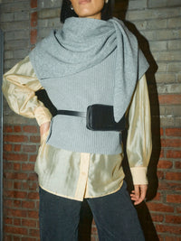 Mos Mosh - Biola Bine Knit Vest Grey