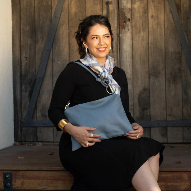 Lola Atelier - Serenita Shoulder Bag in Brown, Blue or Green