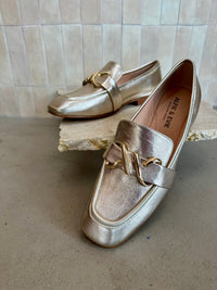 Alfie and Evie - Major Soft Gold Loafer
