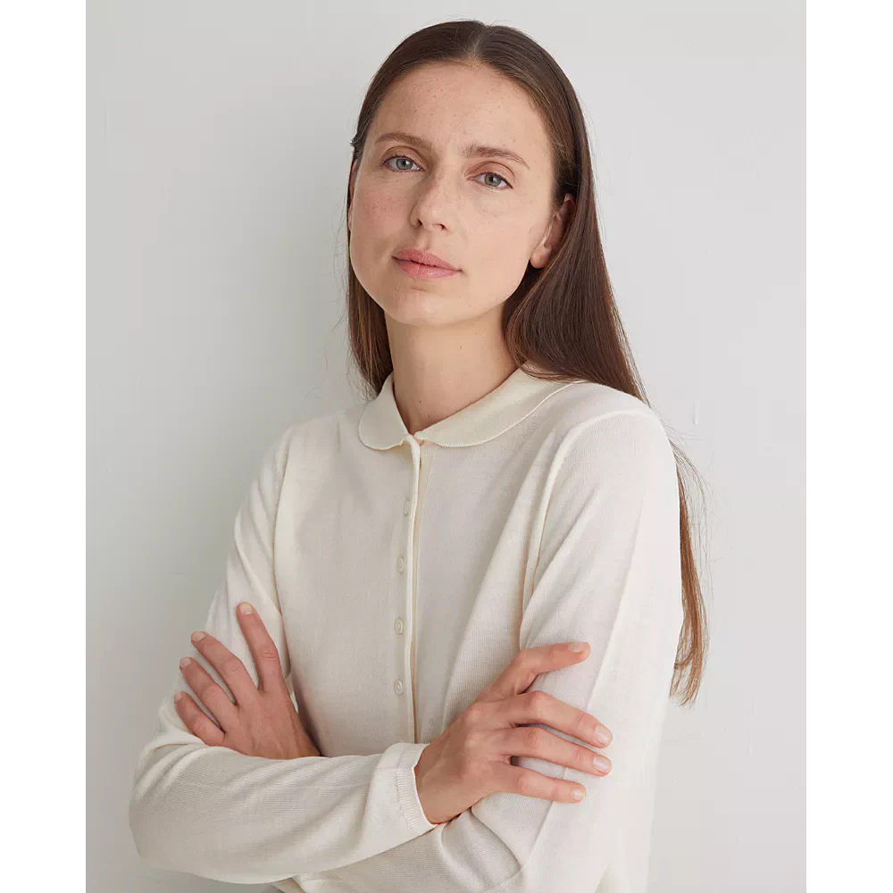 Yerse - Jumper Ecru Merino Wool