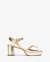UNISA - Ney Gold Platform Sandal