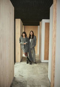 KAFFE - Trudy V Neck Pullover Knit Grey Melange