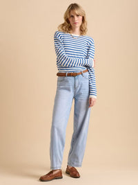 Brakeburn - Barrel Leg Jeans Blue