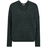Mos Mosh - Thora V Neck Knit Urban Chic Green
