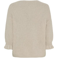 Marta Du Chateau - Juliana Knit Cardigan Beige