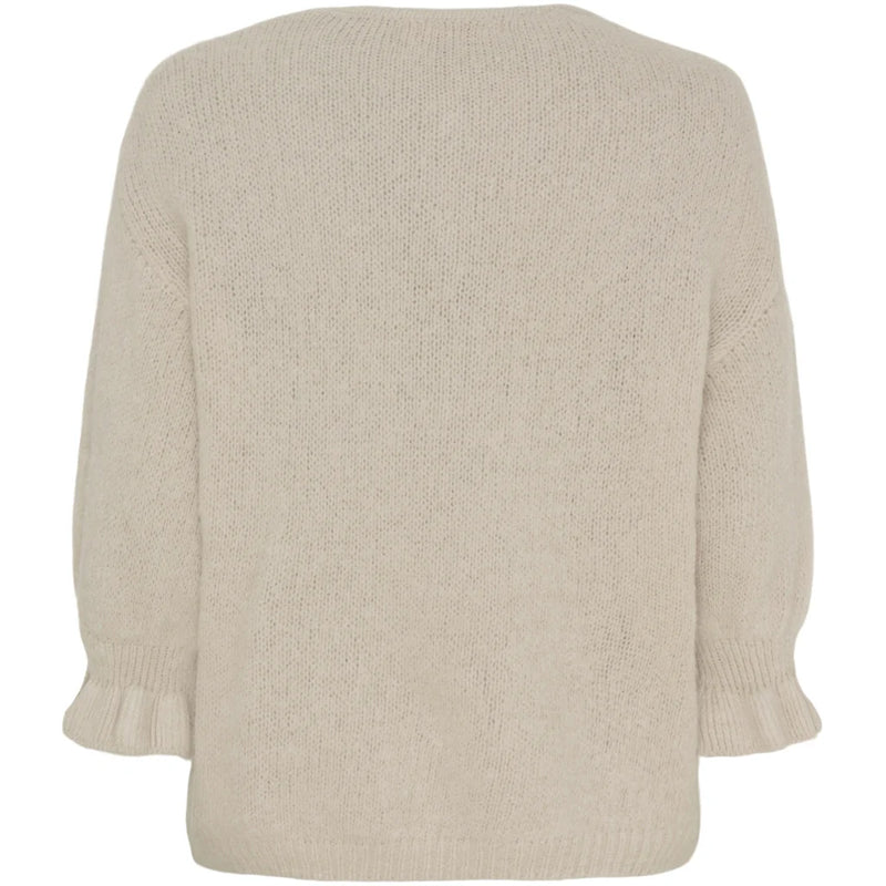 Marta Du Chateau - Juliana Knit Cardigan Beige