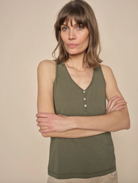 MOS MOSH - Astin Tank Top Dusty Olive
