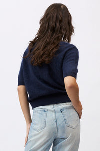 Mia Fratino - Birdie Brushed Tee Midnight