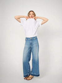 MOS MOSH - Hermina Zack Jeans Mid Blue