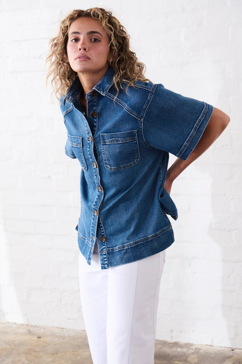 Kireina - Zoe Denim Shirt Dakota Wash