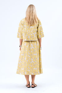 Lolly's Laundry - Trine Short Jacket Light Yellow