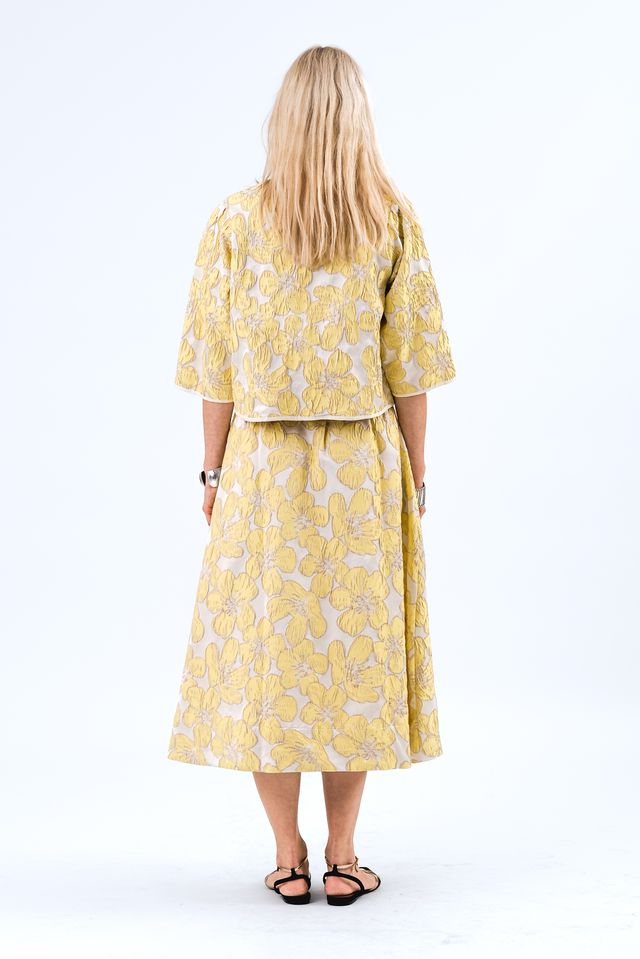 Lolly's Laundry - Trine Short Jacket Light Yellow