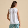 Brakeburn - Resort Sleeveless Embroidered Blouse