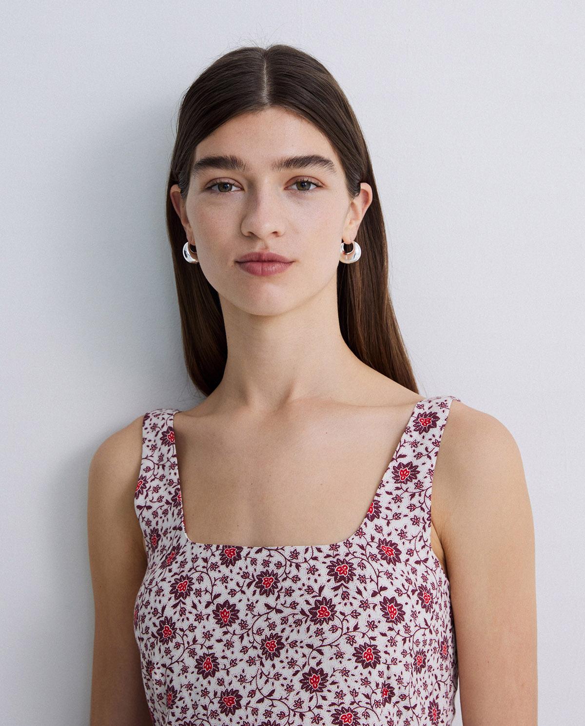 Yerse - Maxi Sleeveless Crepe Dress