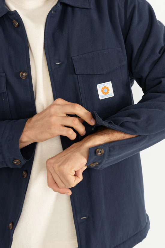 Rhythm - Sherpa Lined Workshirt Navy