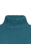 Mos Mosh - Thyra Highneck Knit Storm Blue