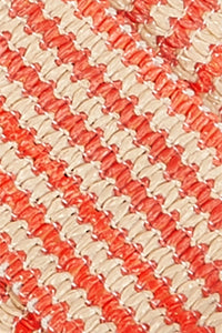 King Louie - Raffia Striped Belt with Tort Buckle