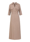 Coster Copenhagen - Dress with Raw Edges Warm Sand
