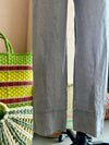 Blueberry Italia - Linen Capri Pant Ash