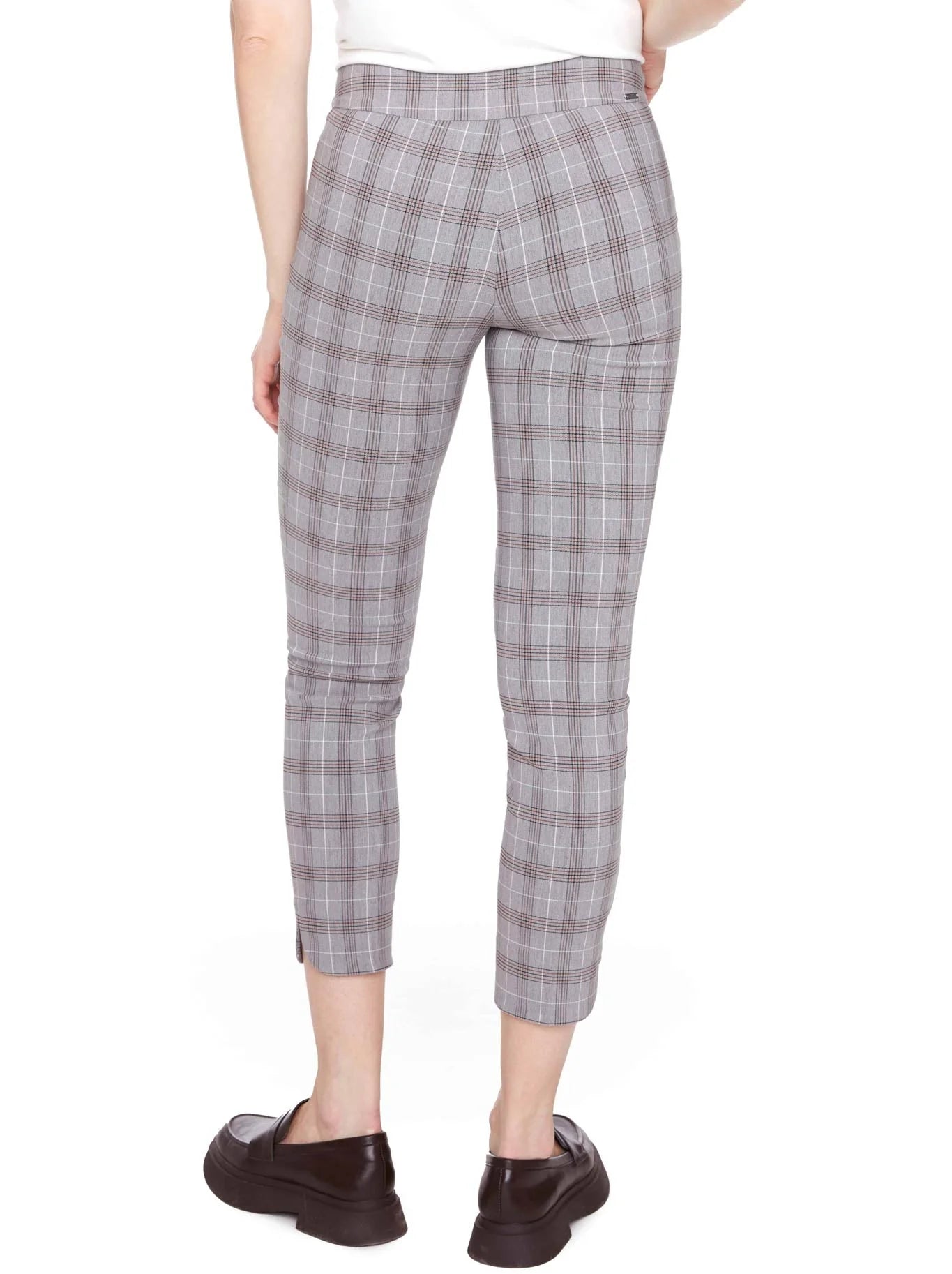 UP! Pants - Ashville Petal Slit Techno Ankle Pant