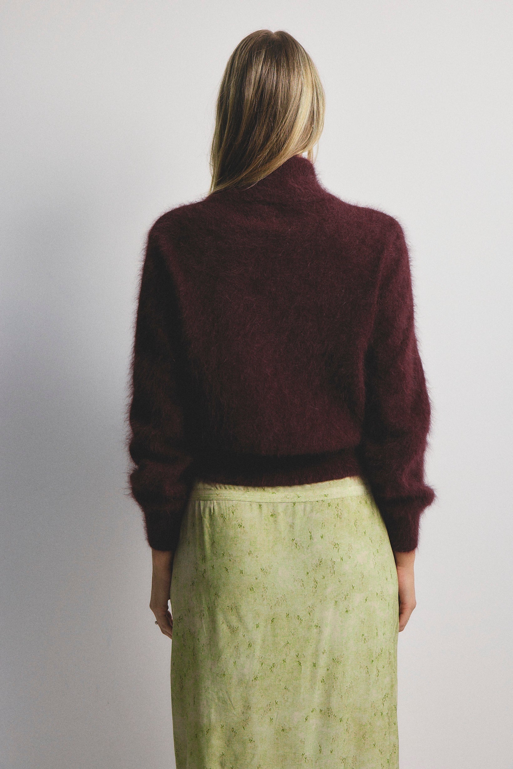 World of Nomads - Felix Zip Cardigan Bomber Aubergine