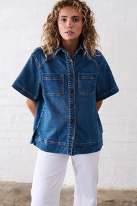 Kireina - Zoe Denim Shirt Dakota Wash
