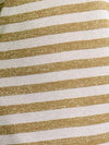 Traffic People - Tarnish Lurex Gold Stripe Cardigan