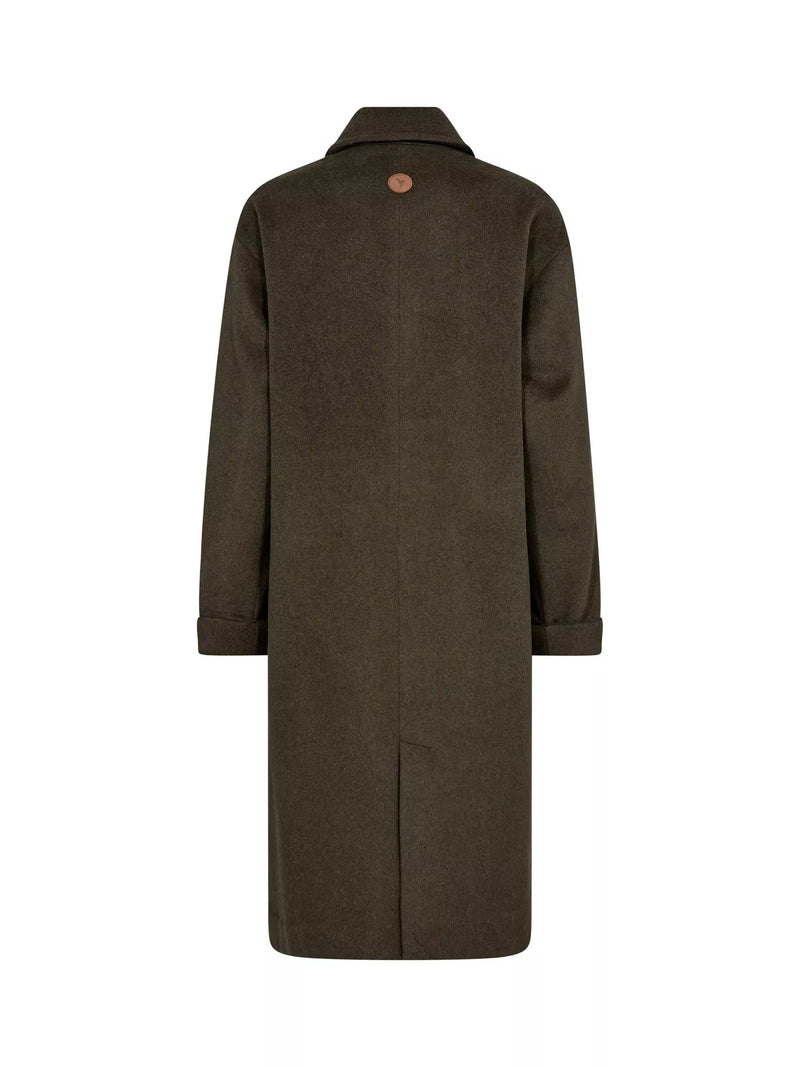 Mos Mosh - Venice Wool Coat Forest Night