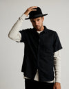 Mr Simple - Smith Organic Cotton Long Sleeve Waffle Vintage White