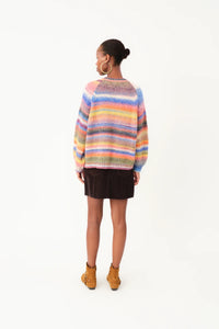 Lolly’s Laundry - Padova Knit Cardigan Multi Stripe
