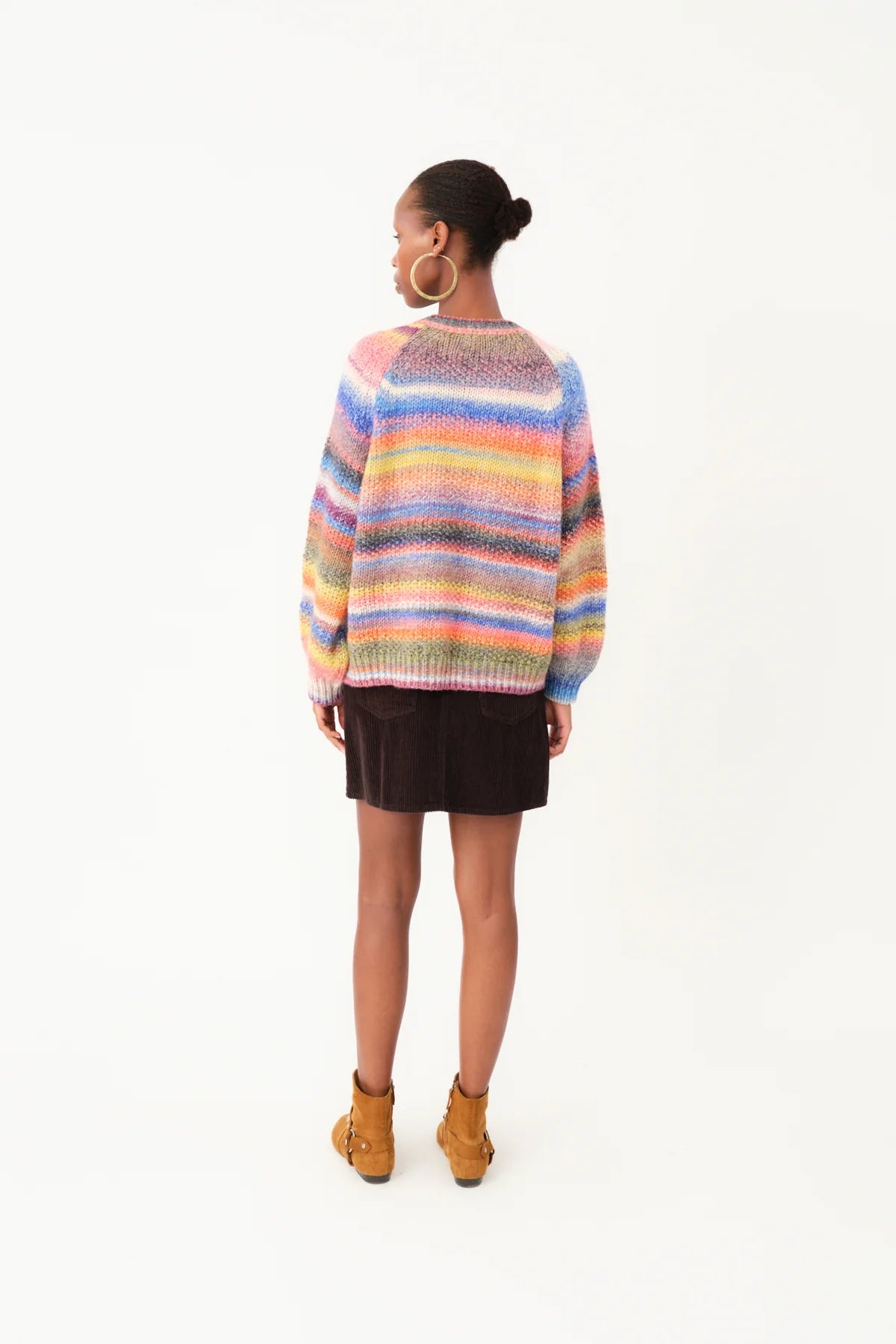 Lolly’s Laundry - Padova Knit Cardigan Multi Stripe