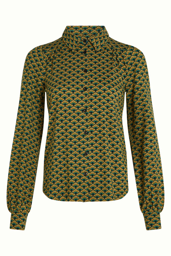 King Louie - Carina Blouse Frio Spruced Green