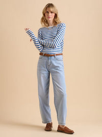 Brakeburn - Barrel Leg Jeans Blue