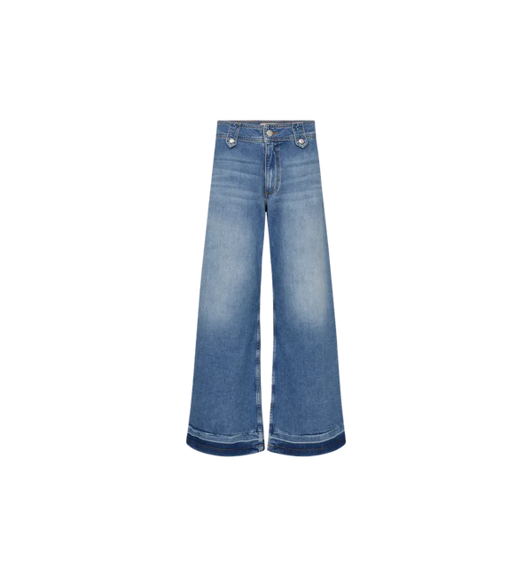 MOS MOSH - Hermina Zack Jeans Mid Blue