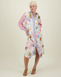 ME369 - Maggie Linen Utility Shirt Heritage Dress
