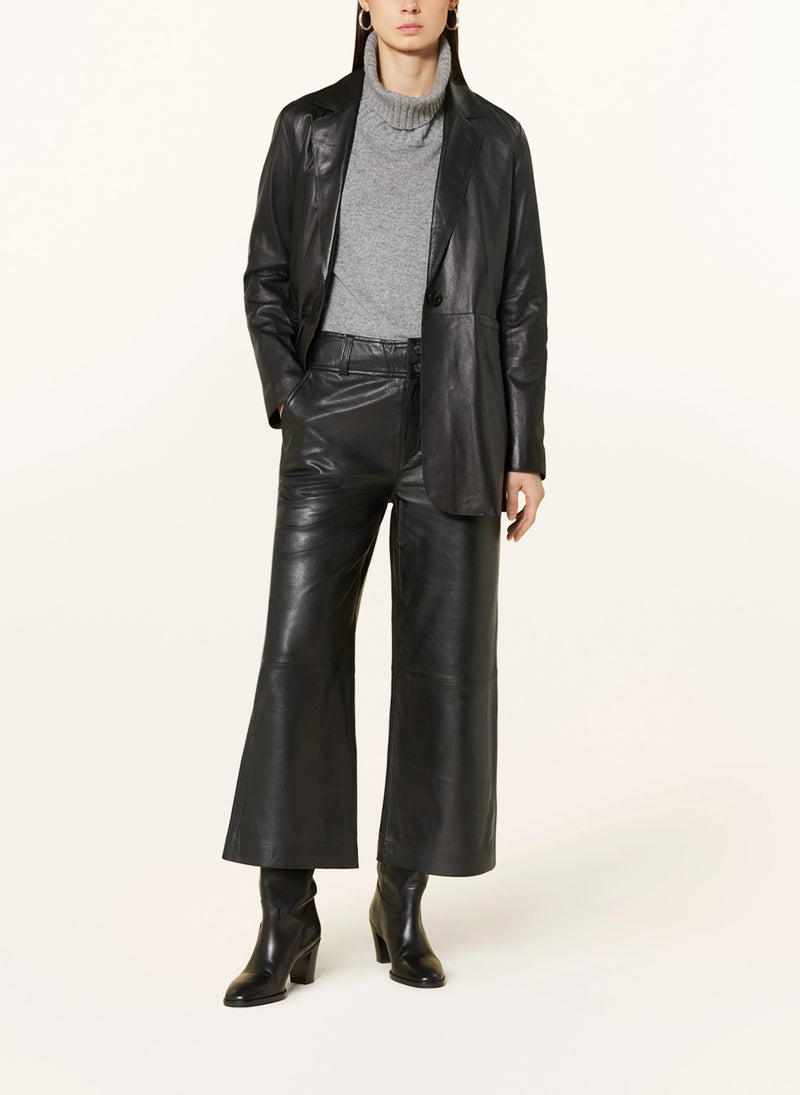 Mos Mosh - Gazy Black Leather Pant