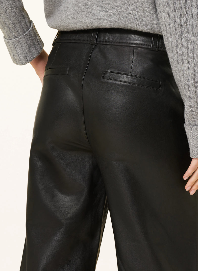 Mos Mosh - Gazy Black Leather Pant