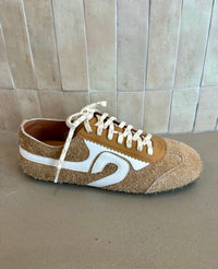 Alfie and Evie - Quick Sneaker Tobacco Mustard Rough Suede