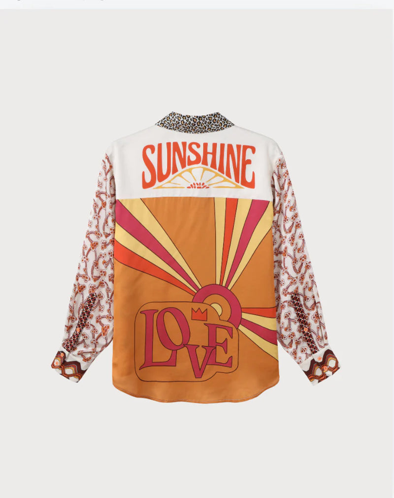 ME369 - Isabel Printed Shirt Sunset