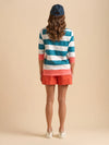 Brakeburn - Coastal T-Shirt Teal/Coral